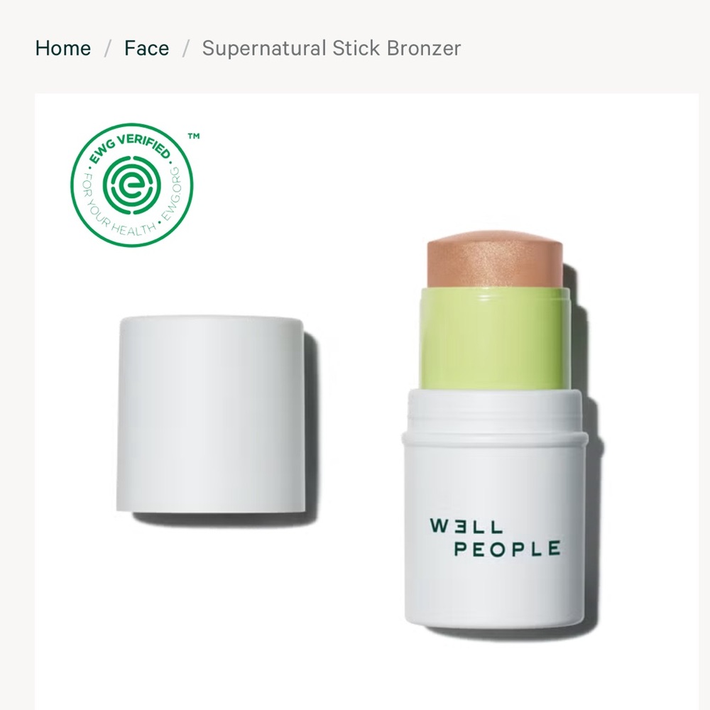 NEW - WELLPEOPLE SUPERNATURAL STICK BRONZER - LIGHT TAN